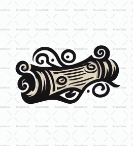 Antikes Schriftrolle